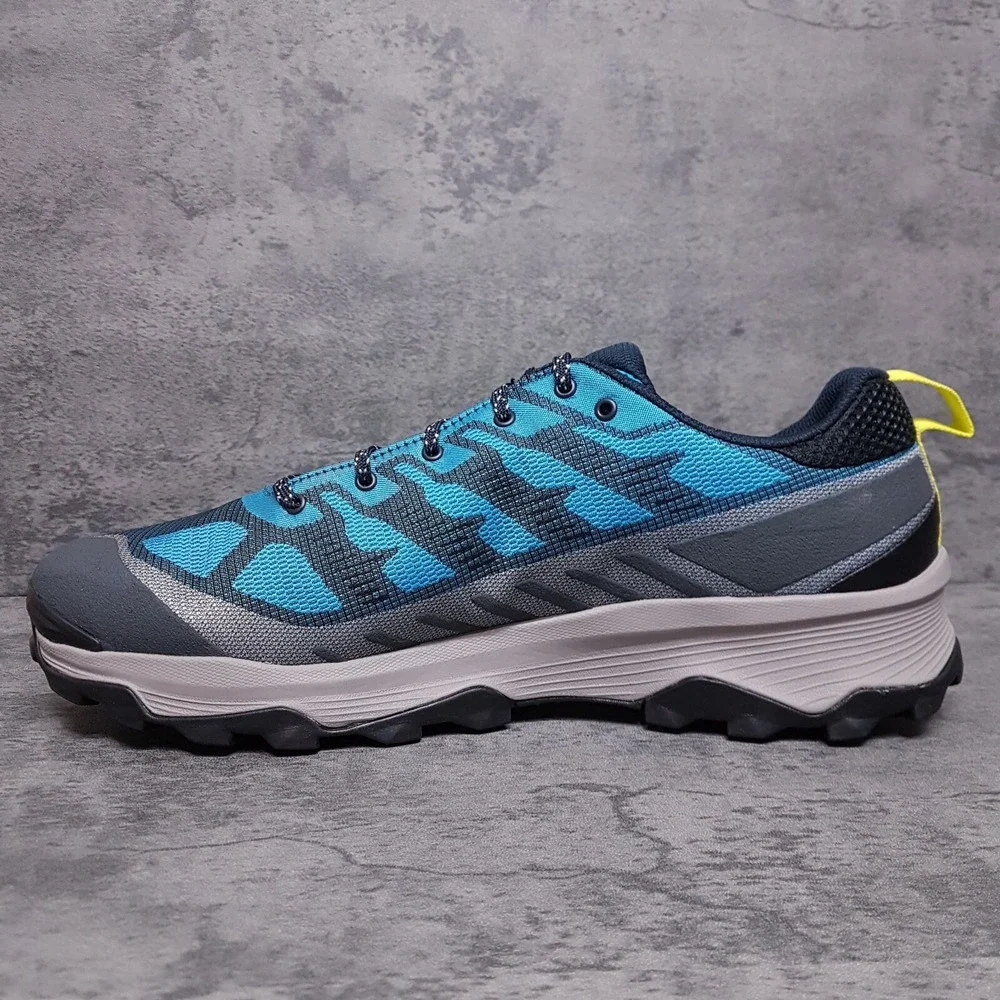 MERRELL Speed Eco Hiking Trail Shoes Mens Size‎ 14 Blue Tahoe Paloma
